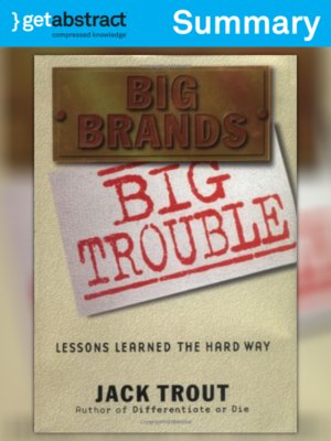 cover image of Big Brands, Big Trouble (Summary)